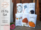 Preview: Herbst Set Hagebutte - doodle Stickdatei